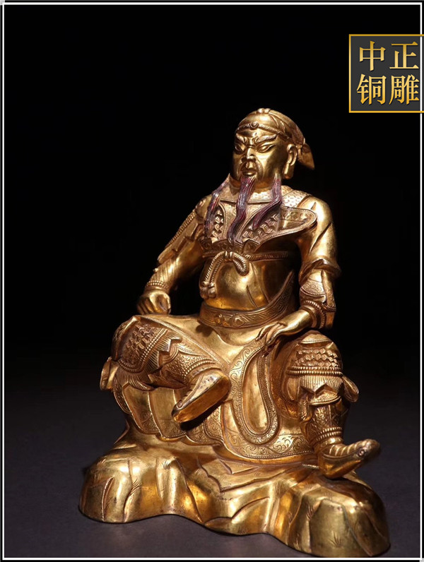 銅鎏金關(guān)公像.jpg 銅鎏金關(guān)公像.jpg